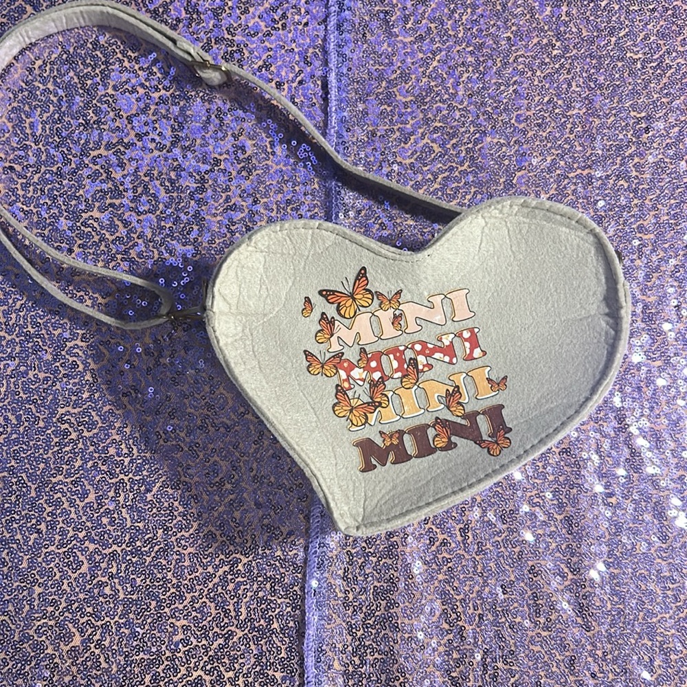 Heart shaped hand made bag by Laydeesah